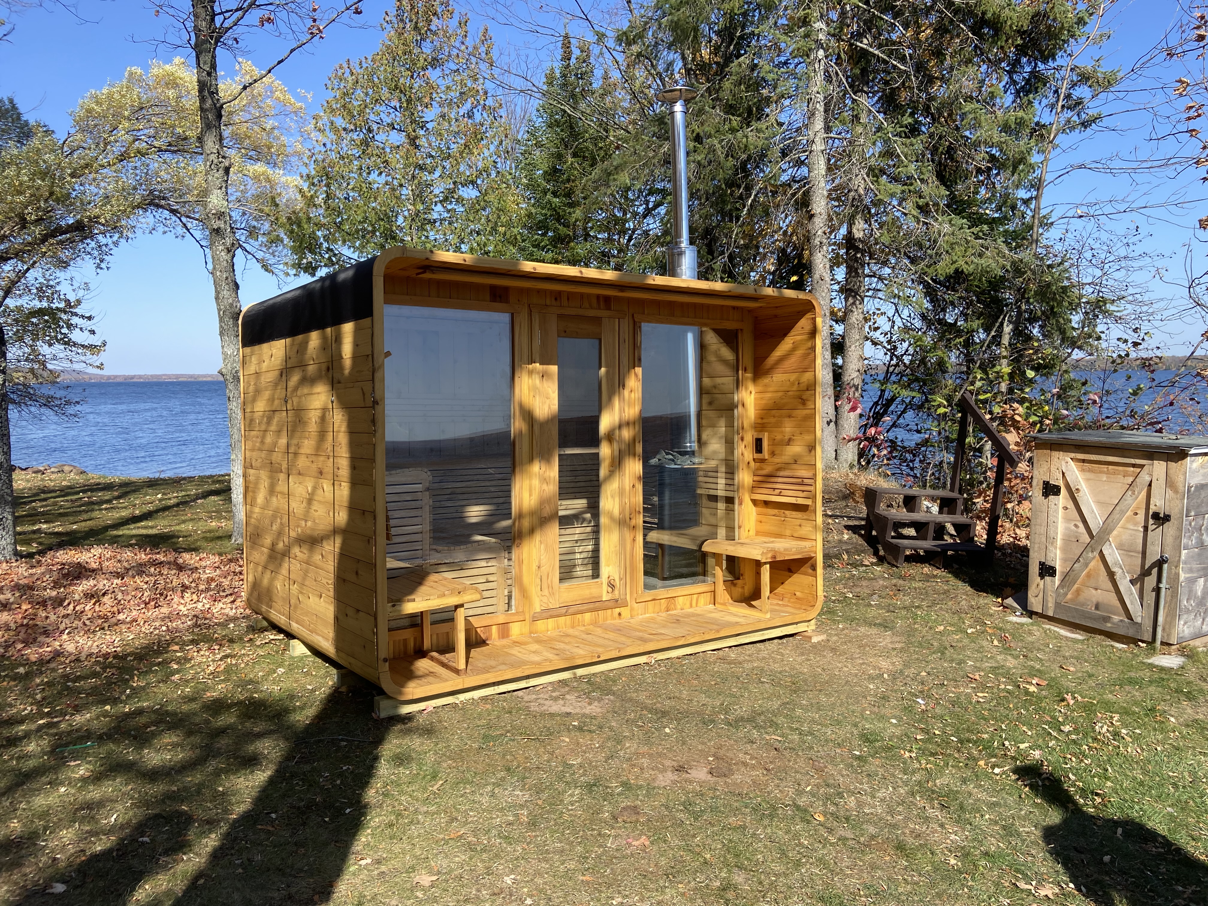 Stave Cabin Sauna 1
